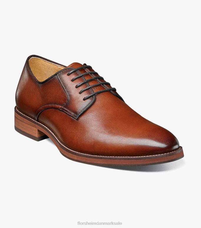 Florsheim Mænd blaze plain toe oxford NF0RV187 fodtøj cognac