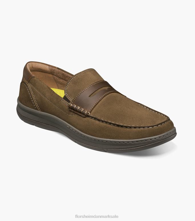 Florsheim Mænd central moc toe penny loafer NF0RV243 fodtøj svampe multi
