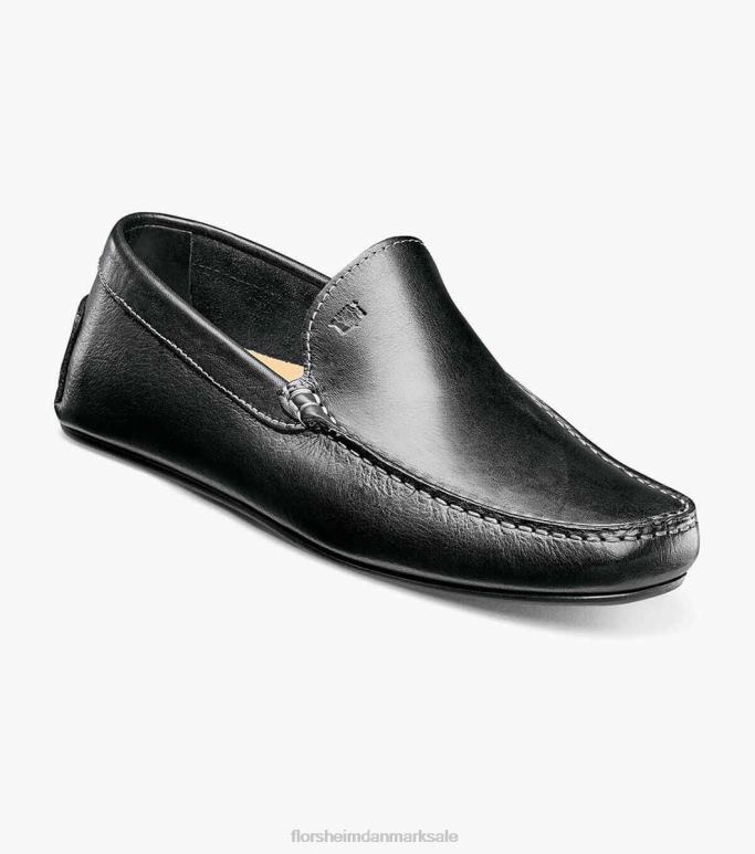 Florsheim Mænd comet moc toe venetiansk driver NF0RV395 fodtøj sort
