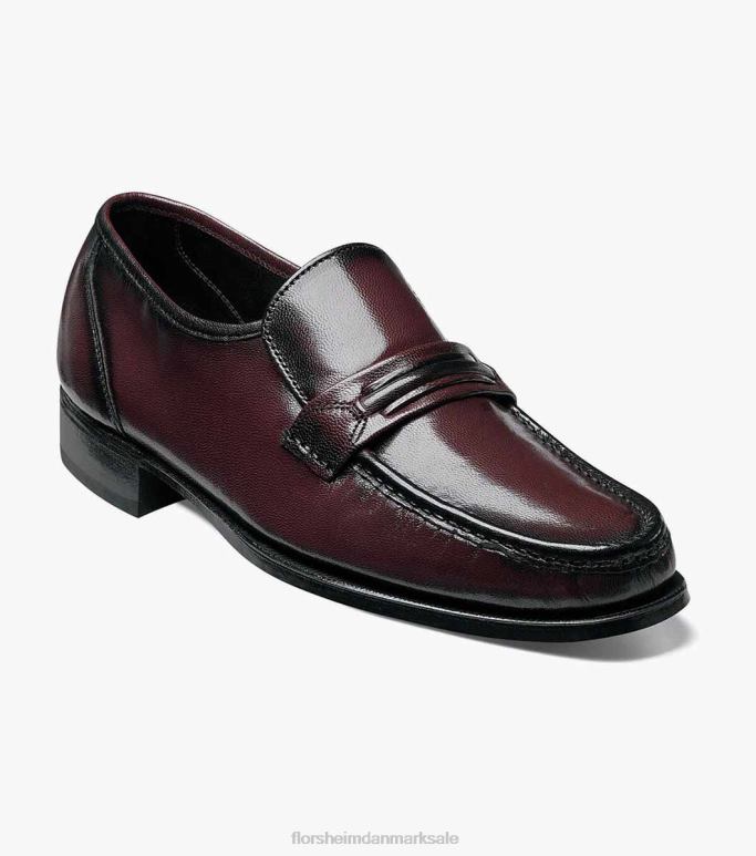 Florsheim Mænd como moc tårem loafer NF0RV190 fodtøj sort kirsebær