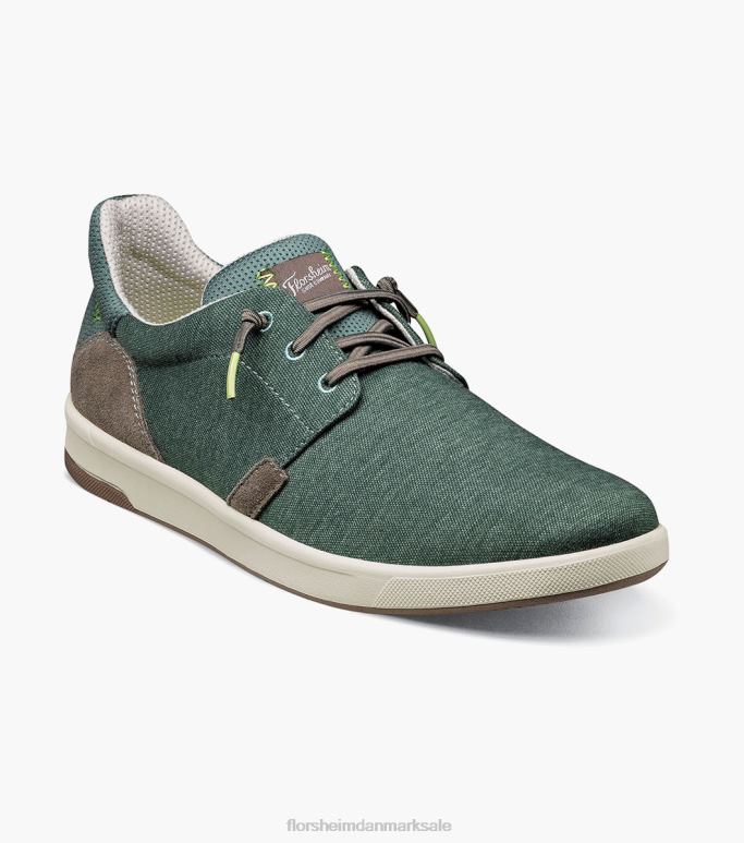 Florsheim Mænd crossover kanvas almindelig tå slip på NF0RV15 fodtøj grøn multi