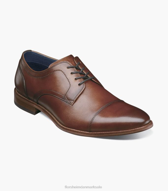 Florsheim Mænd flex cap toe oxford NF0RV253 fodtøj cognac