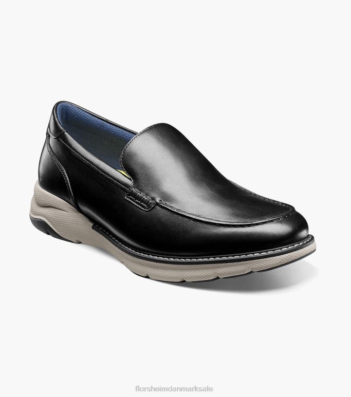 Florsheim Mænd frenzi moc toe venetiansk loafer NF0RV47 fodtøj sort