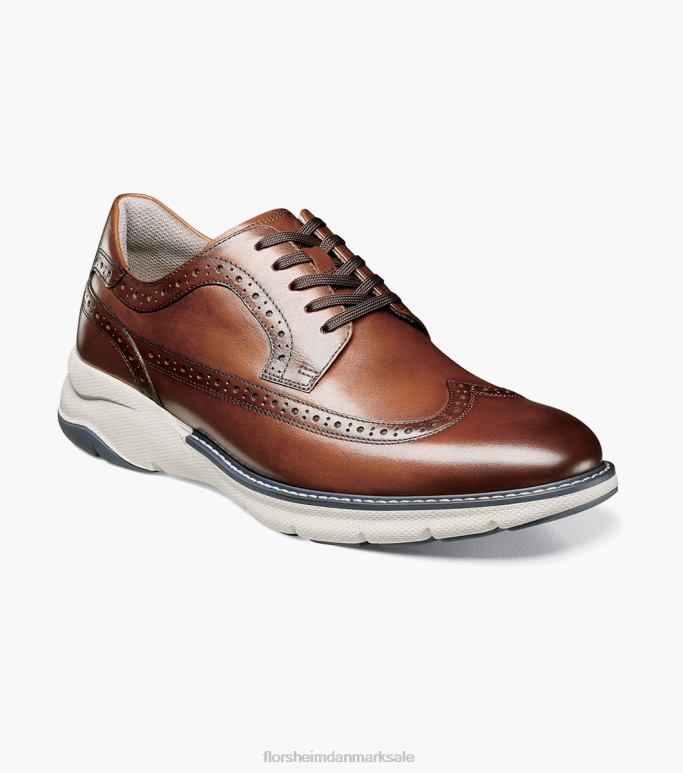 Florsheim Mænd frenzi vingespids oxford NF0RV39 fodtøj cognac multi