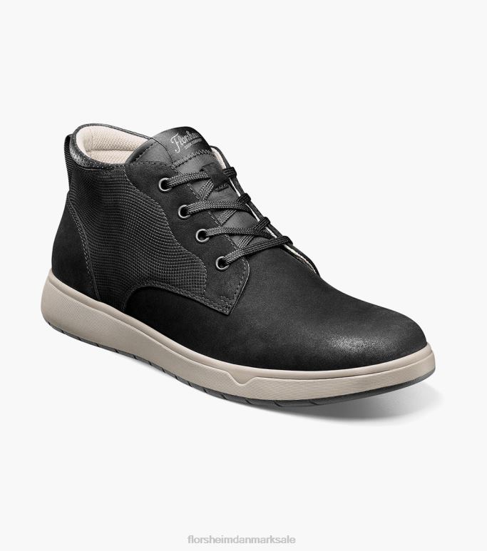 Florsheim Mænd heist 2 almindelig tå chukka støvle NF0RV30 fodtøj sort nubuck