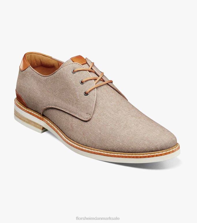 Florsheim Mænd højland lærred almindelig tå oxford NF0RV320 fodtøj sand