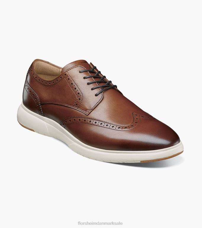 Florsheim Mænd instrumentbræt vingespids oxford NF0RV172 fodtøj cognac multi