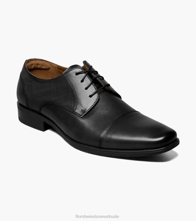 Florsheim Mænd jackson cap toe oxford NF0RV152 fodtøj sort
