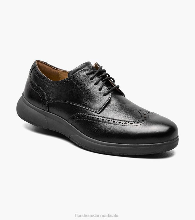 Florsheim Mænd flair work stål tå vingespids oxford NF0RV405 fodtøj sort