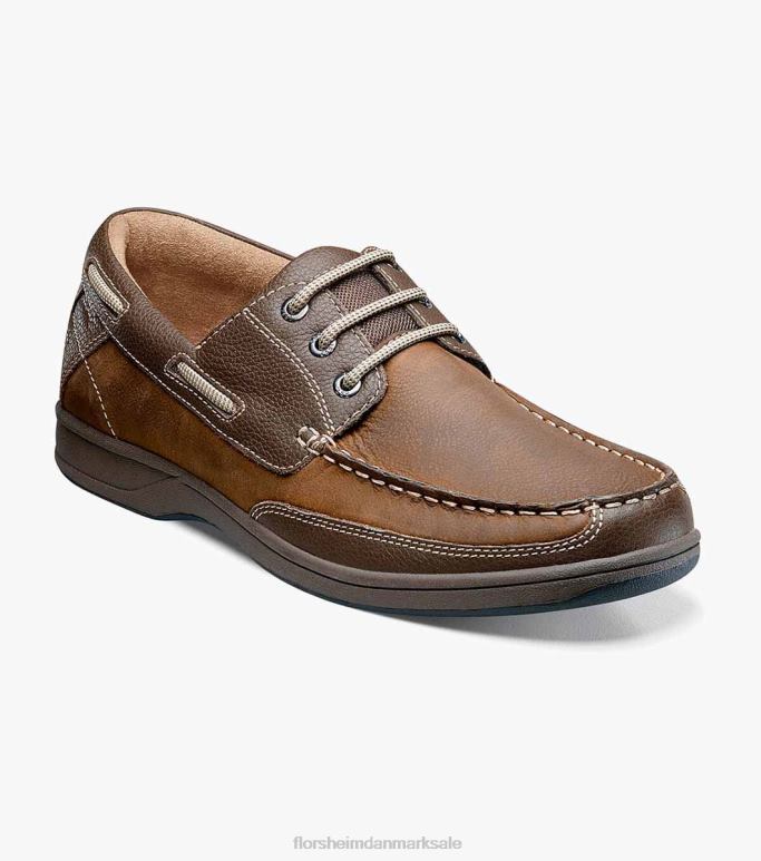 Florsheim Mænd lakeside moc toe oxford NF0RV367 fodtøj sten