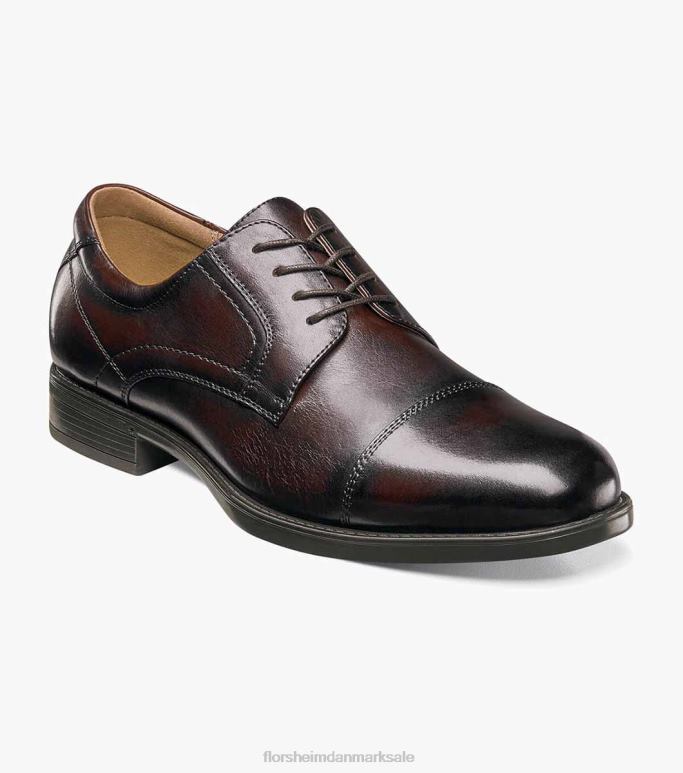 Florsheim Mænd midtown cap toe oxford NF0RV93 fodtøj Brun