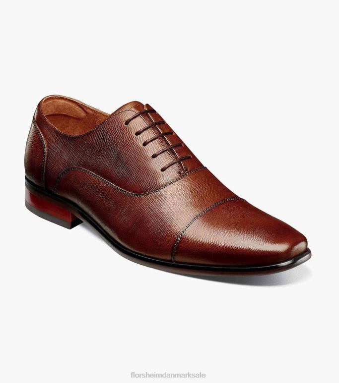 Florsheim Mænd postino 1 cap toe balmoral oxford NF0RV117 fodtøj cognac