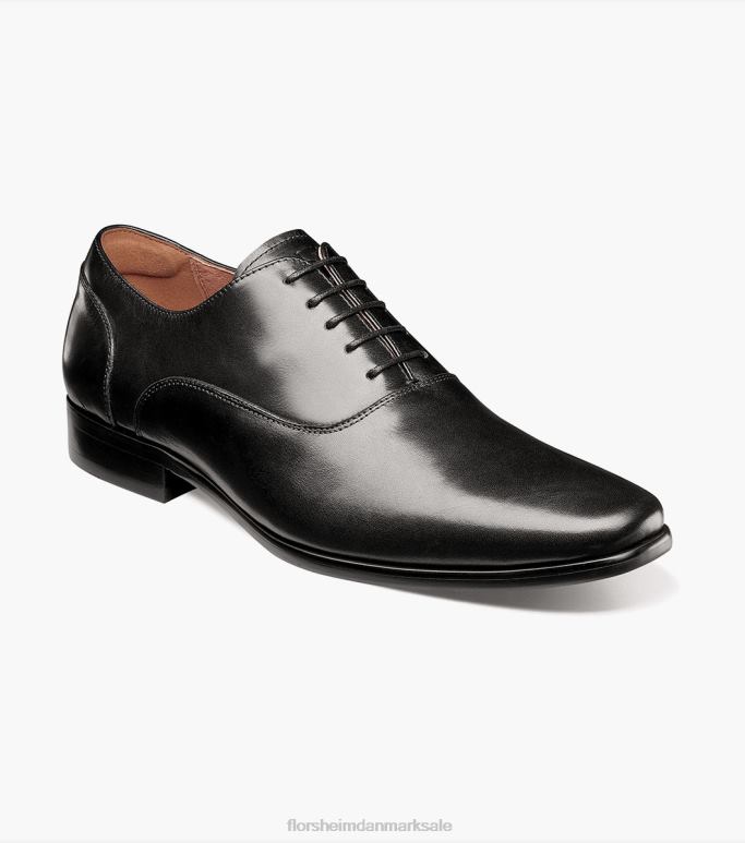 Florsheim Mænd postino 2 almindelig tå balmoral oxford NF0RV126 fodtøj sort glat