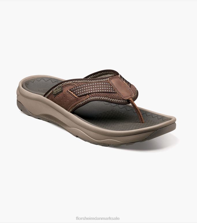 Florsheim Mænd tread lite 2 string sandal NF0RV369 fodtøj brun lm